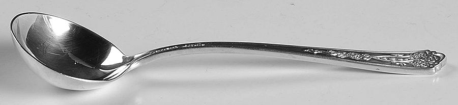 Jds12 (Sterling) Solid Piece Cream Ladle by James Dixon & Sons-1