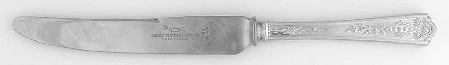 Jds12 (Sterling) New French Hollow Knife with Bolster by James Dixon & Sons-1