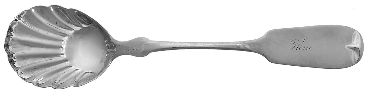 JSO3 (Coin) Sugar Shell Spoon by Joseph Seymour & Co.-1
