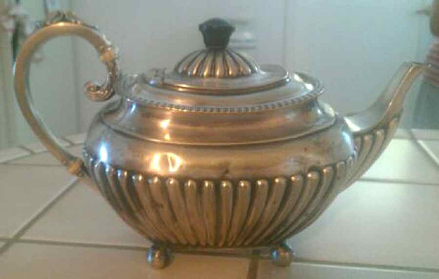 4617 (Sterling, Hollowware) Teapot by James Dixon & Sons-1
