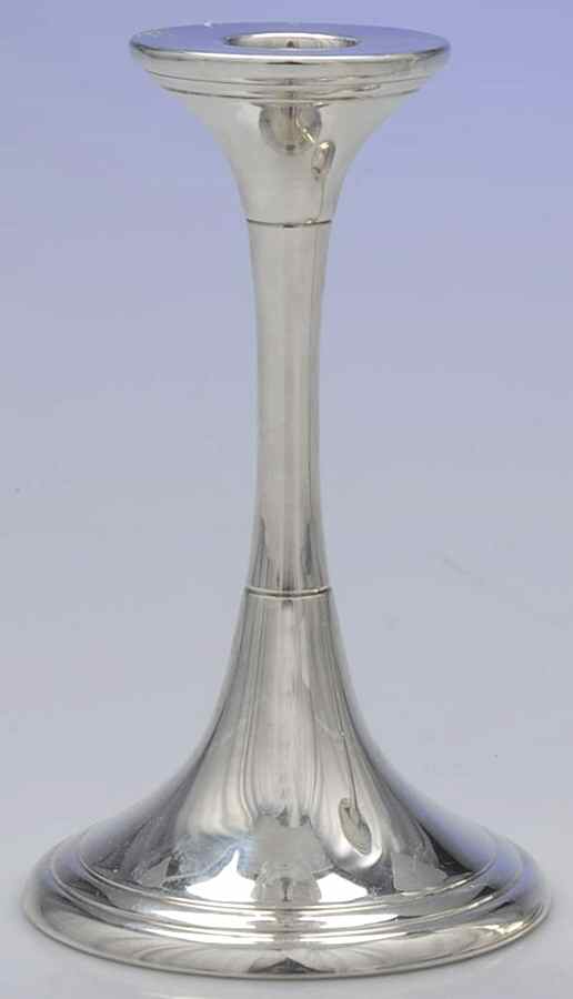 Sterling Hollowware 6" Candlestick by J A Campbell-1