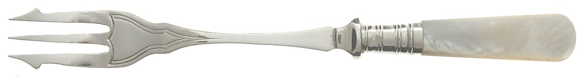 Pearl Handle 1 (Silverplate) Cocktail/Seafood Fork by JBS-1