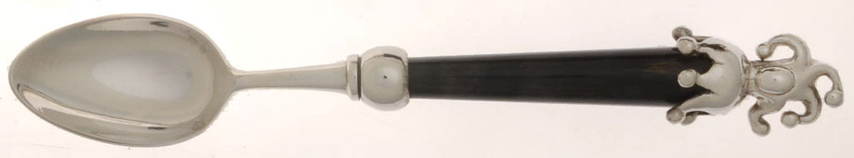 Fou-Black (Silverplate) Teaspoon by Jean Boggio Flatware-1