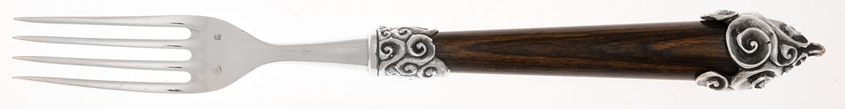 Vague Brown (Silverplate) Fork by Jean Boggio Flatware-1
