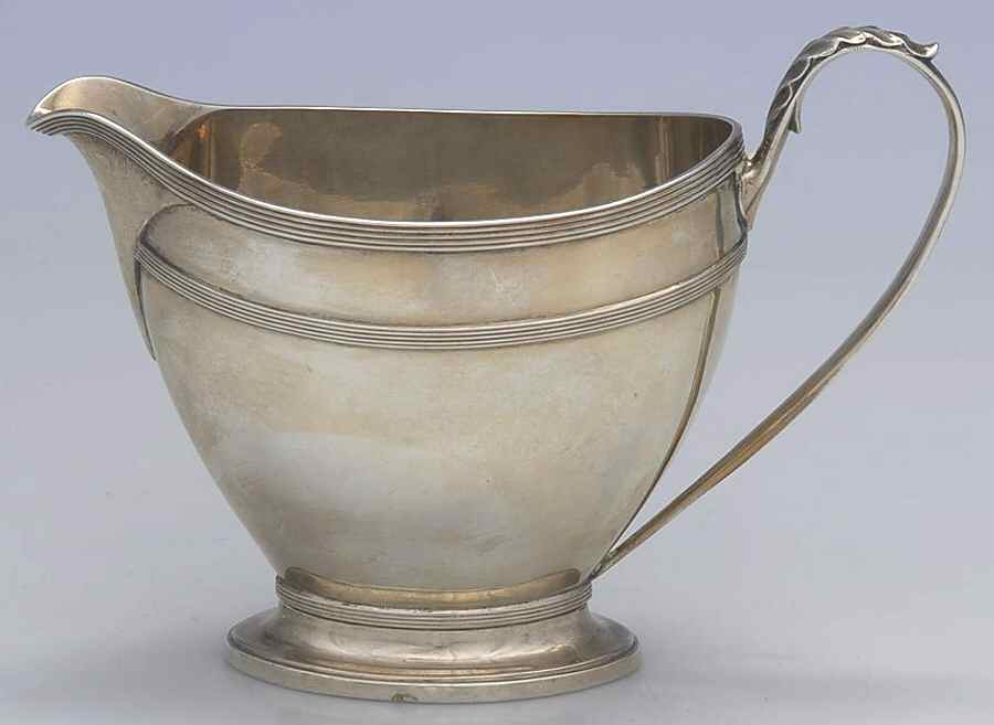 7030 (Sterling, Hollowware) Mini Creamer by James Dixon & Sons-1