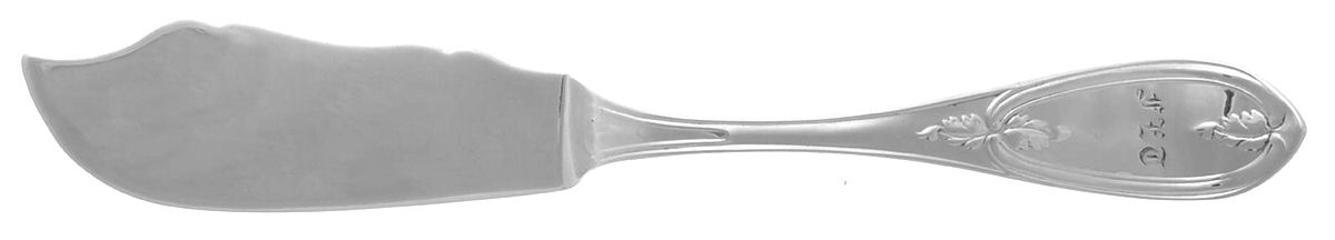 Olive (Sterling) Flat Handle Master Butter Knife by Jones, Shreve, Brown & Co-1