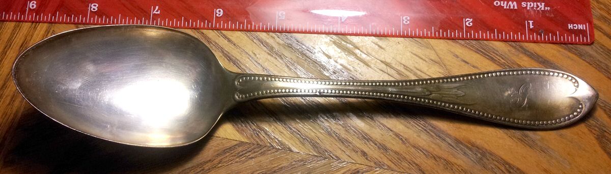 JBM4 (Coin) Tablespoon (Serving Spoon) by J B Mcfadden & Son-1