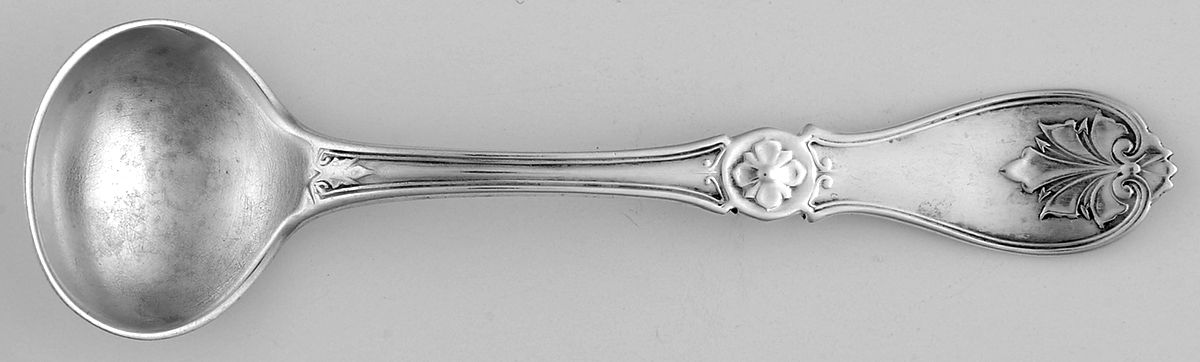 JWT8 (Coin) Individual Salt Spoon by James Watts Silver-1