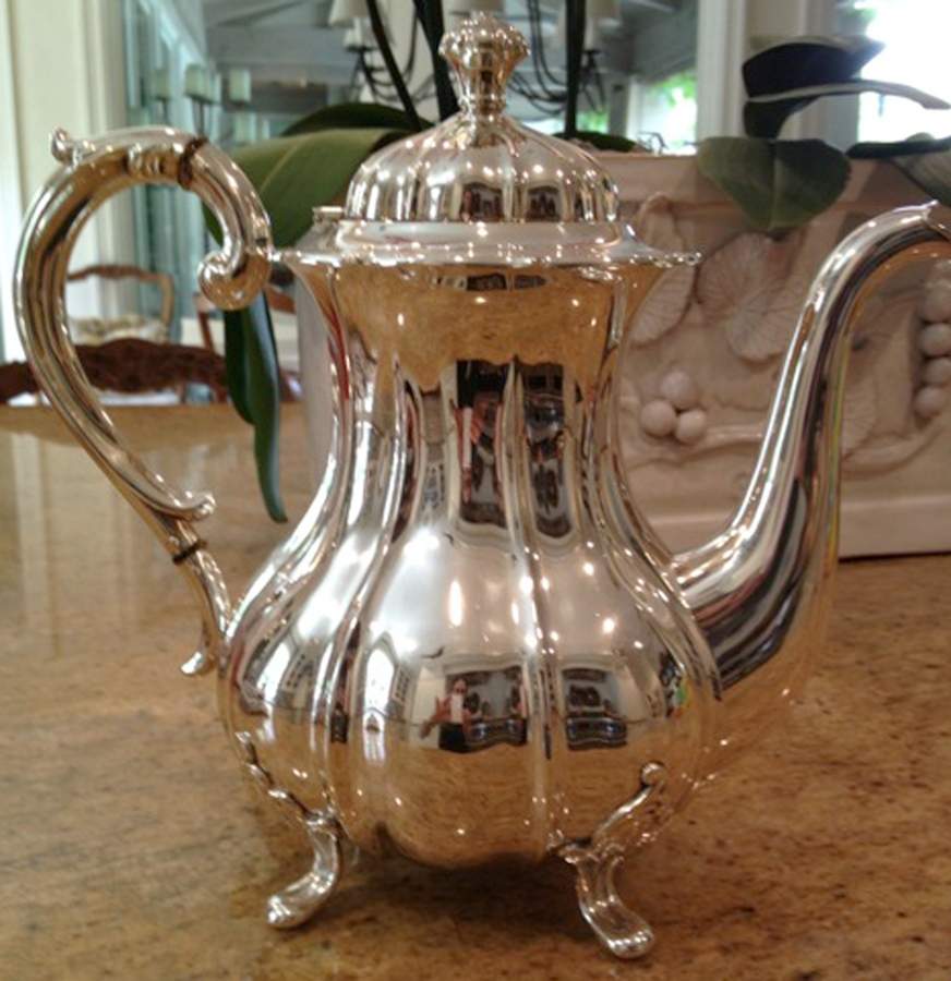 J7G10 (Sterling, Hollowware) Coffee Pot by Johannes Siggaard-1