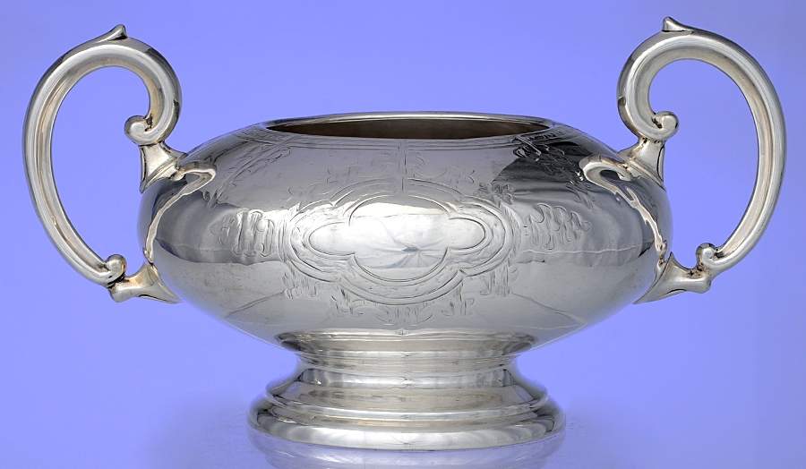 JRF5 (Sterling, Hollowware) Sugar Bowl No Lid by John Round & Son, Ltd-1