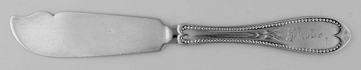 JUO4 (Coin) Flat Handle Master Butter Knife by J Hollister-1