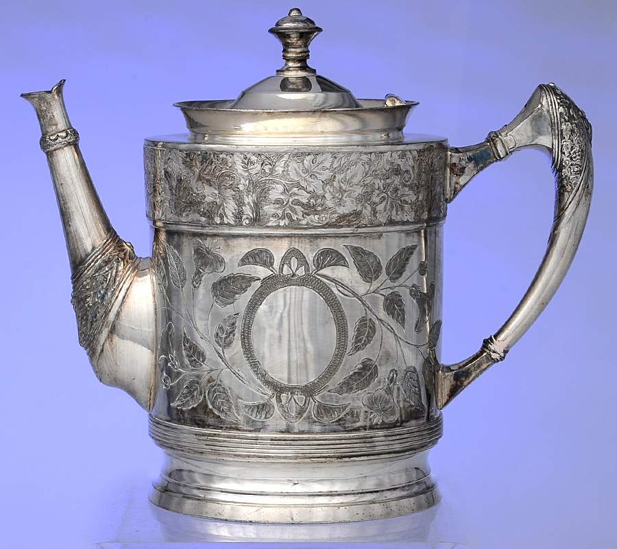 1915 (Silverplate, Hollowware) Teapot by James Tufts-1