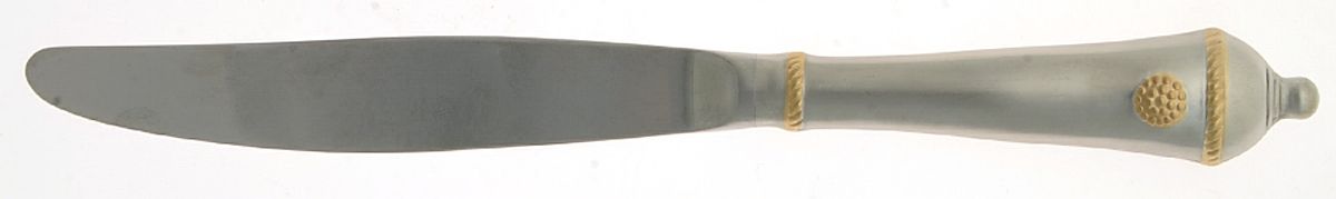 Berry and Thread-Gold Accent (Stainless) Modern Hollow Knife by Juliska Flatware-1