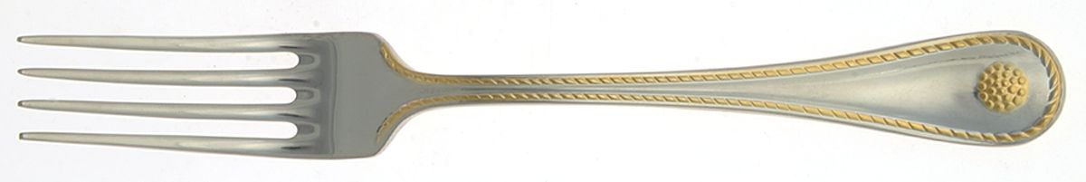Berry and Thread-Gold Accent (Stainless) Fork by Juliska Flatware-1