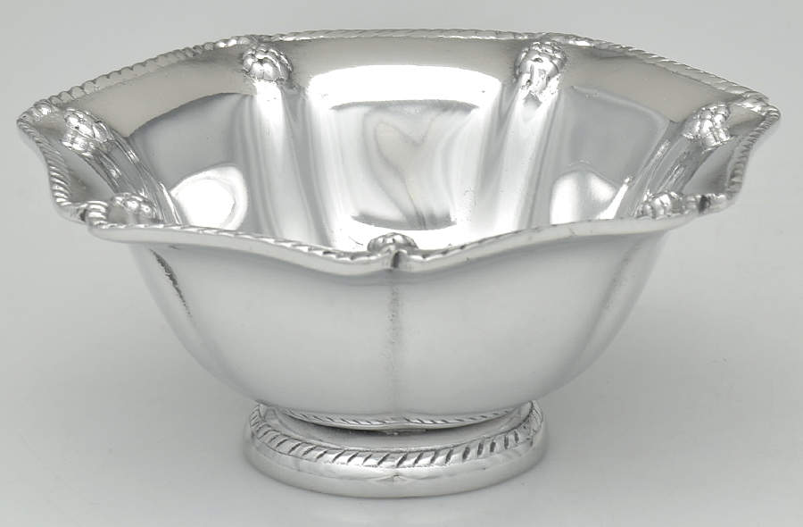 Berry and Thread (Aluminum, Hollowware) Nut Serving Bowl by Juliska Flatware-1