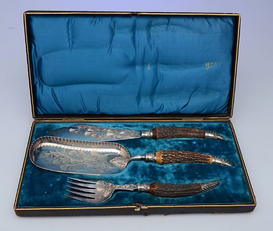 J5B1 (Sterling) 3 Pc Fish Set (FFSHBC, CKPBC, FKSHSB) by John Biggin-1
