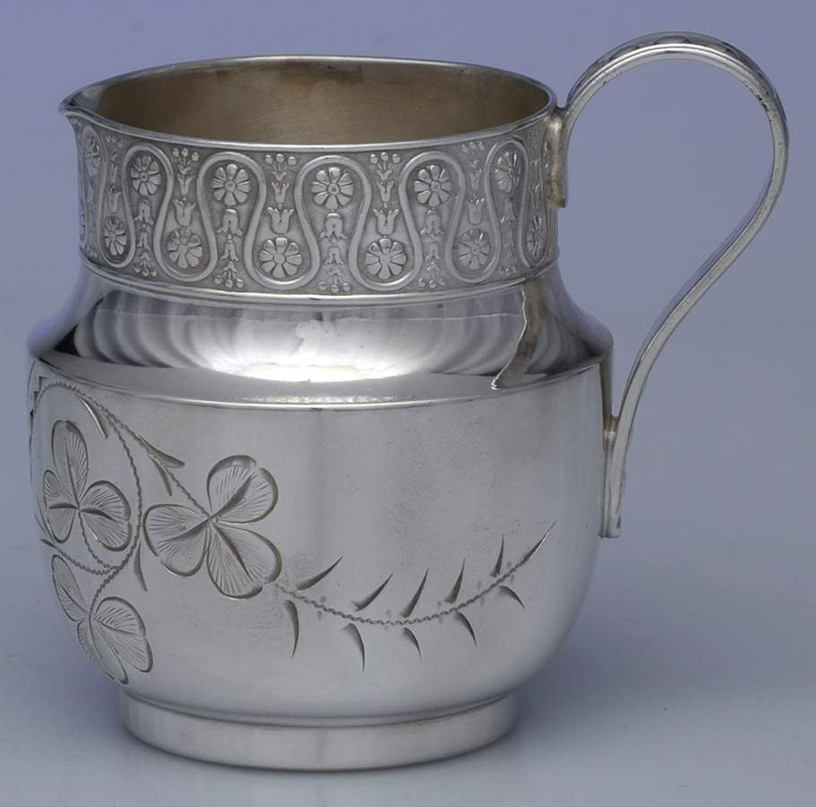 2217 (Silverplate, Hollowware) Mini Creamer by James Tufts-1
