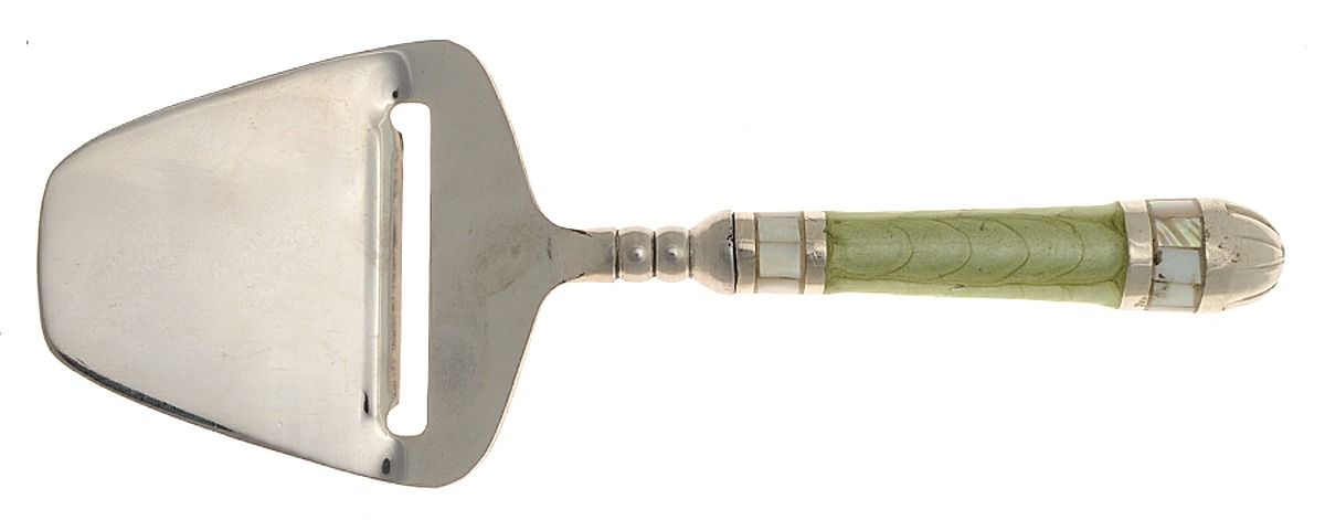 Classic-Kiwi (Stainless) Cheese Plane Solid Piece by Julia Knight-1