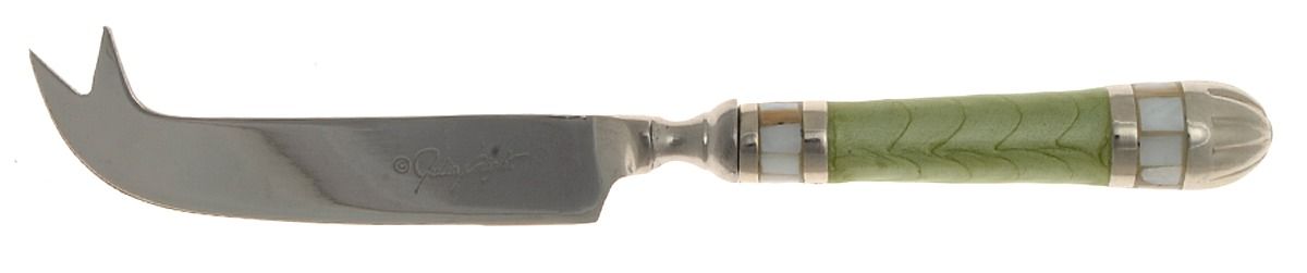 Classic-Kiwi (Stainless) Solid Serving Cheese Knife by Julia Knight-1