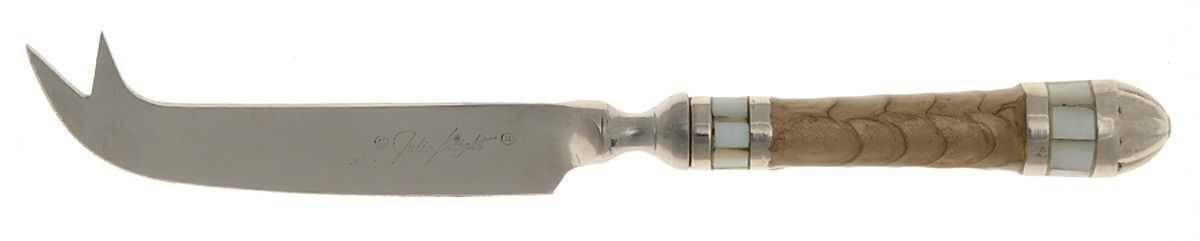 Classic-Toffee (Stainless) Solid Serving Cheese Knife by Julia Knight-1