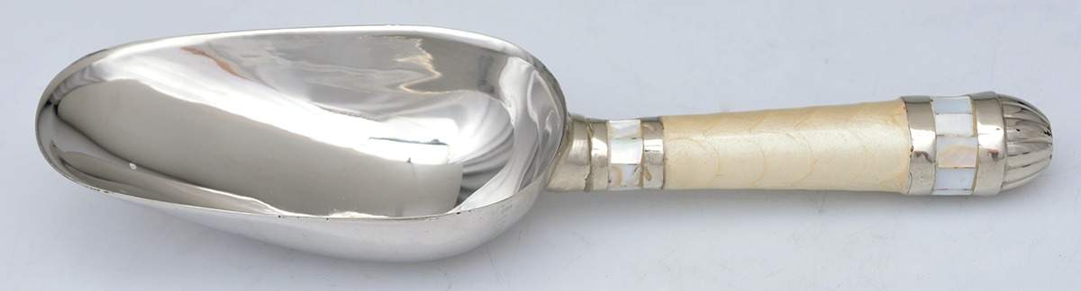 Classic-Snow (Aluminum, Hollowware) Ice Scoop with Stainless Bowl by Julia Knight-1