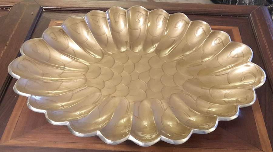 Classic-Toffee (Aluminum, Hollowware) 18" Oval Tray by Julia Knight-1
