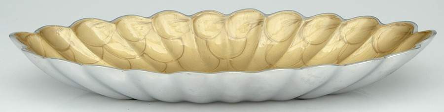 Classic-Toffee (Aluminum, Hollowware) 15" Oval Bowl by Julia Knight-1