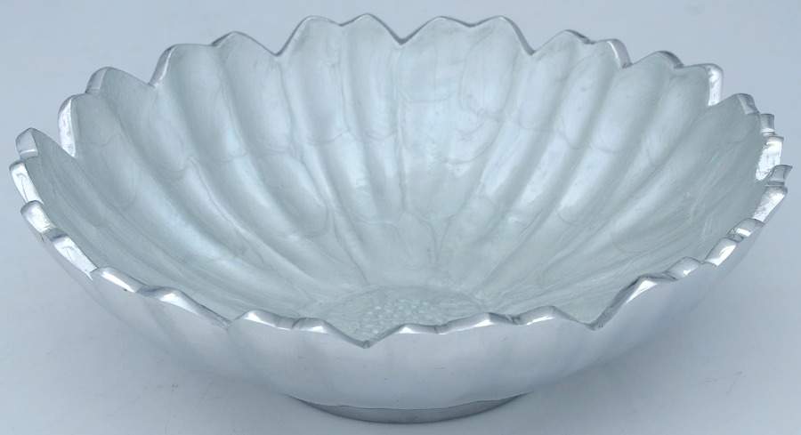 Classic-Hydrangea (Aluminum, Hollowware) 8" Round Bowl by Julia Knight-1