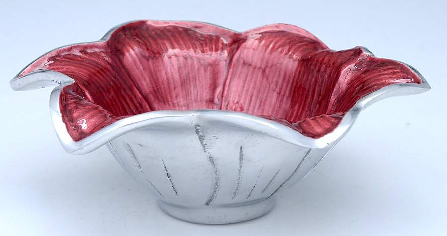 Classic-Pomegranate (Aluminum, Hollowware) 8" Round Bowl by Julia Knight-1