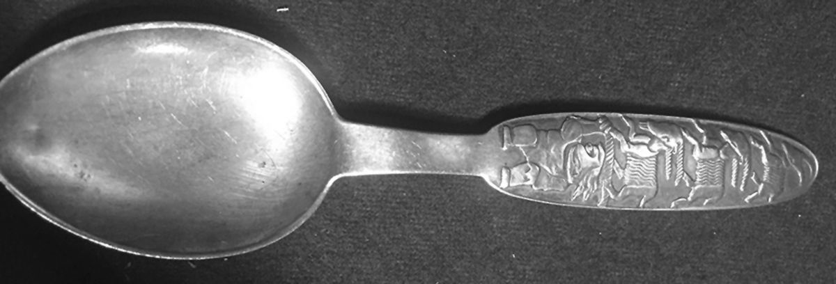 JTO10 (Sterling) Straight Handle Baby Spoon by J. Tostrup (Norway)-1