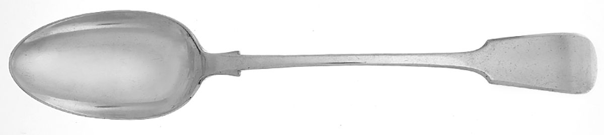 JRF6 (Silverplate) Large Solid Dressing Spoon by John Round & Son, Ltd-1