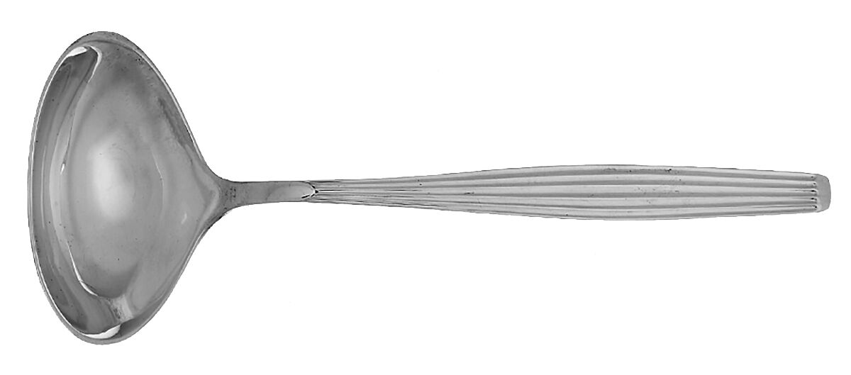 JTO12 (Sterling) Ladle-Gravy/Solid Piece W/Hook by J. Tostrup (Norway)-1