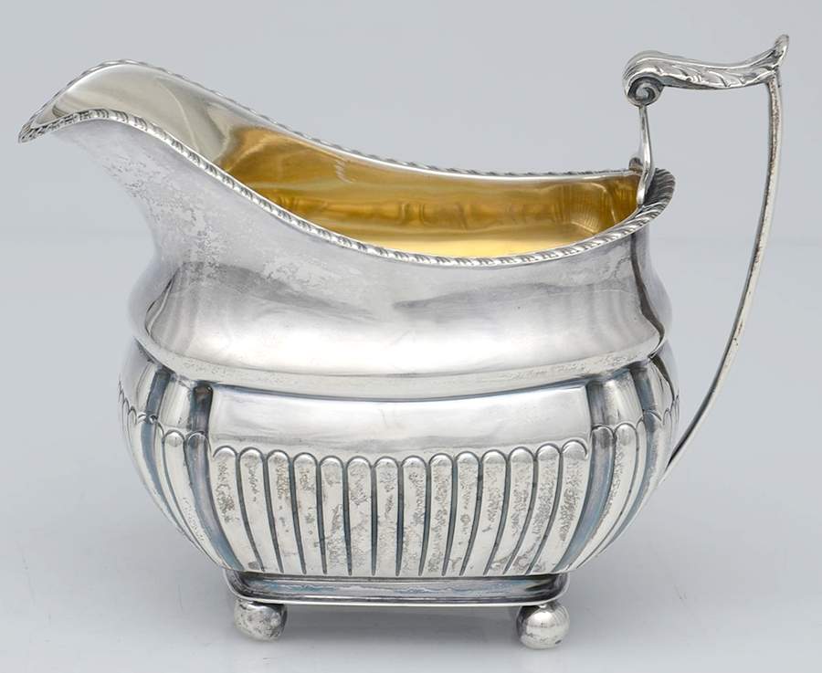 10846 (Sterling, Hollowware) Creamer by John Round & Son, Ltd-1