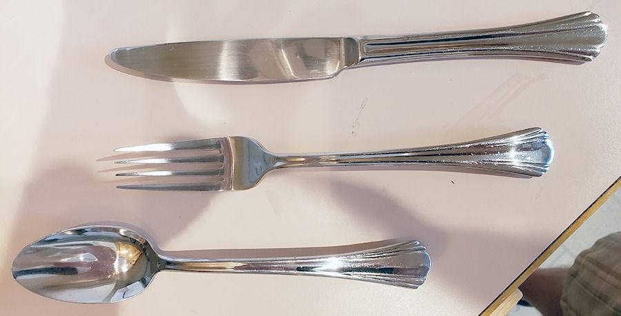 Maribel (Stainless) Fork by Jaclyn Smith-Flatware-1