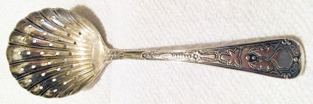 JB41 (Silverplate) Large Confection Spoon by Jonathan Bell-1