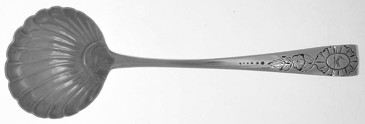 JPT3 (Sterling) Gravy Ladle with Shell Bowl by John Pittar-1