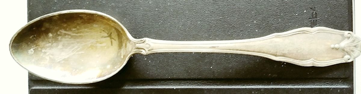 J7G1 (Sterling) Dessert/Oval Soup Spoon by Johannes Siggaard-1