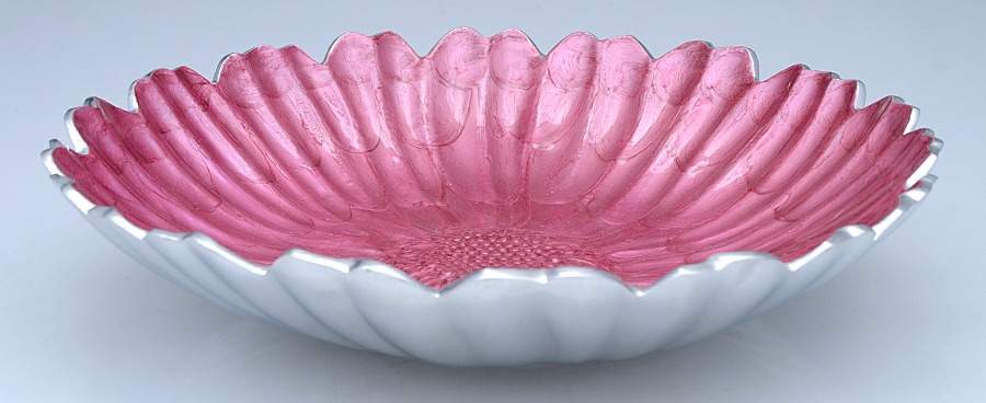 Classic Raspberry 12" Round Bowl by Julia Knight-1