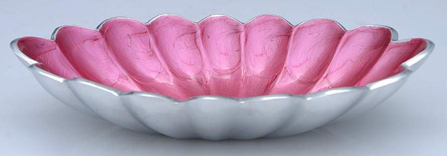 Classic Raspberry 8" Oval Bowl by Julia Knight-1