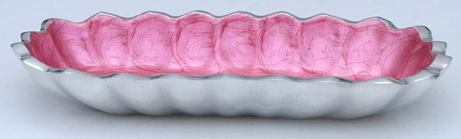 Classic Raspberry Oval Butter Tray by Julia Knight-1