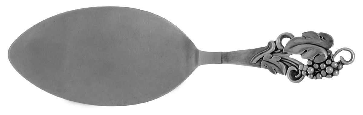 J7G5 (Sterling) Pastry Server with Stainless Blade by Johannes Siggaard-1