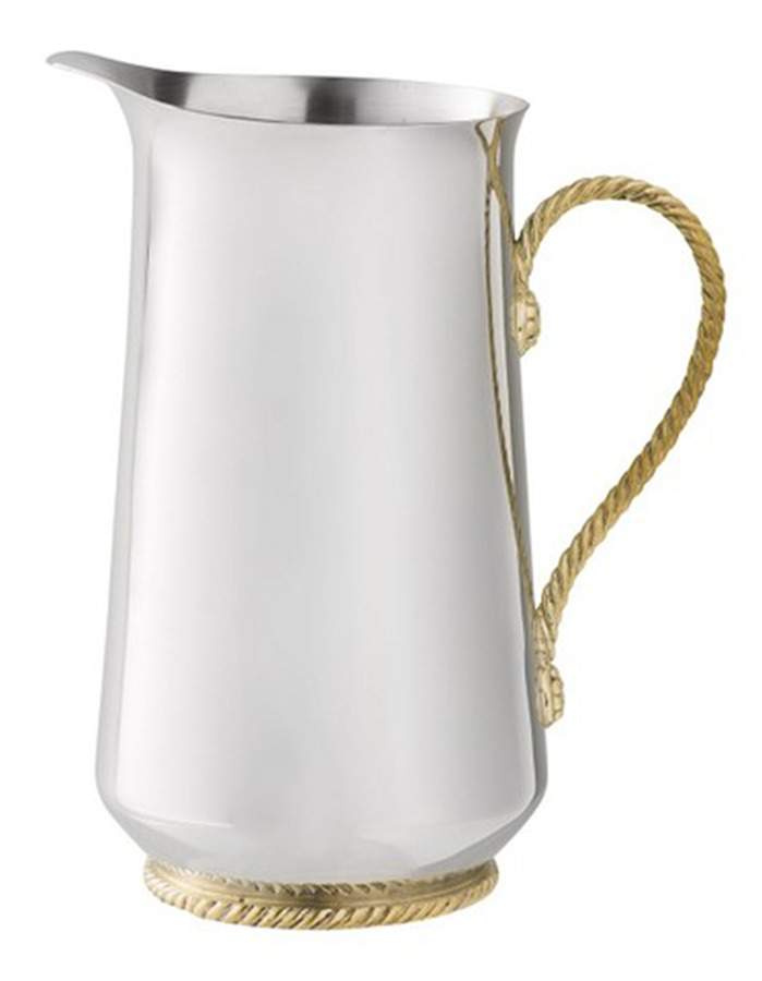 Periton (Stainless & Brass) Pitcher Water by Juliska Flatware-1