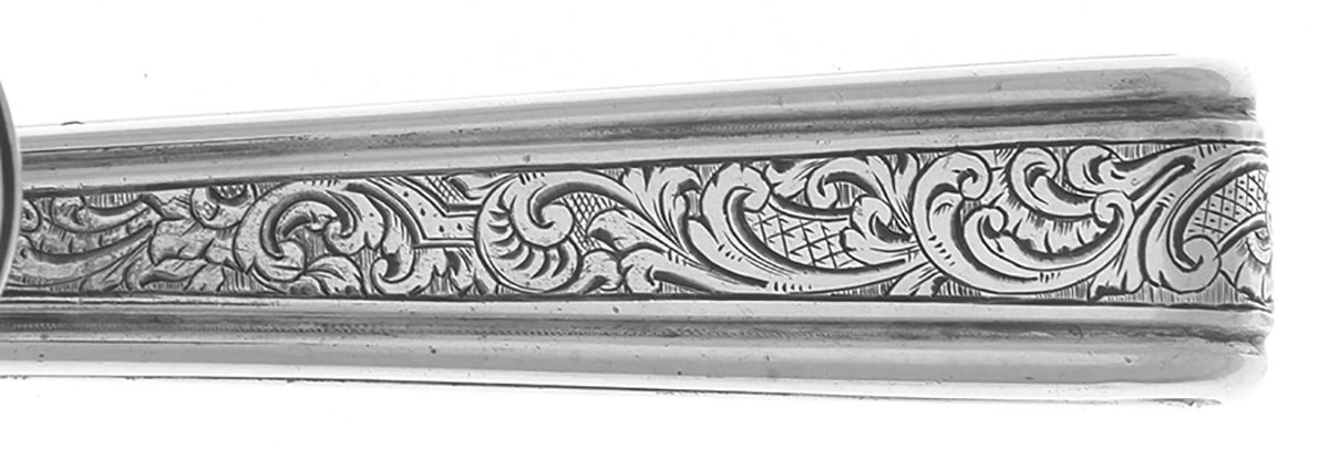 JZL1 (Sterling) Hollow Handle Asparagus Tongs w/Sterling Implement by Jan Abram Lintveld-3