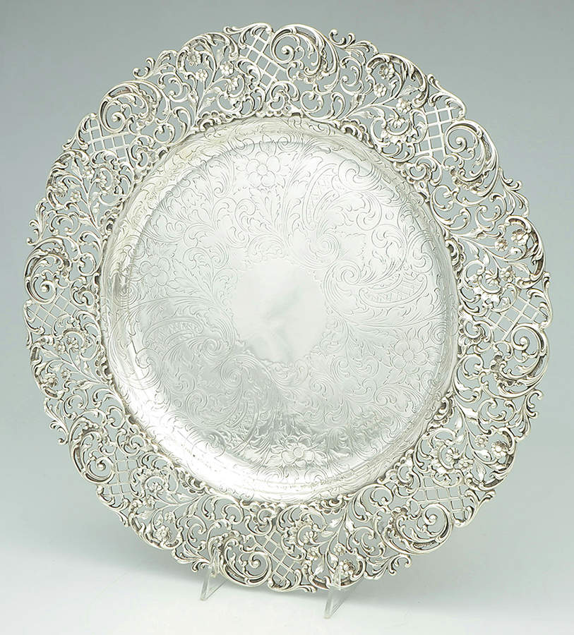 7362 (Sterling, Hollowware) 15" Round Platter by Howard Sterling -1