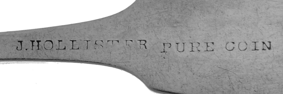 Coin Silver Flatware Teaspoon by J Hollister-3