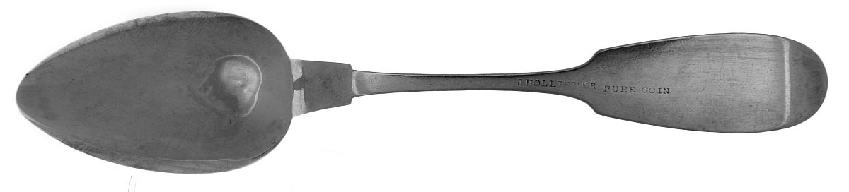 Coin Silver Flatware Teaspoon by J Hollister-2