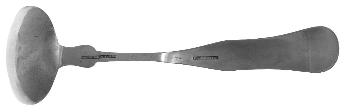 Coin Silver Flatware Solid Piece Cream Ladle by J Hollister-2