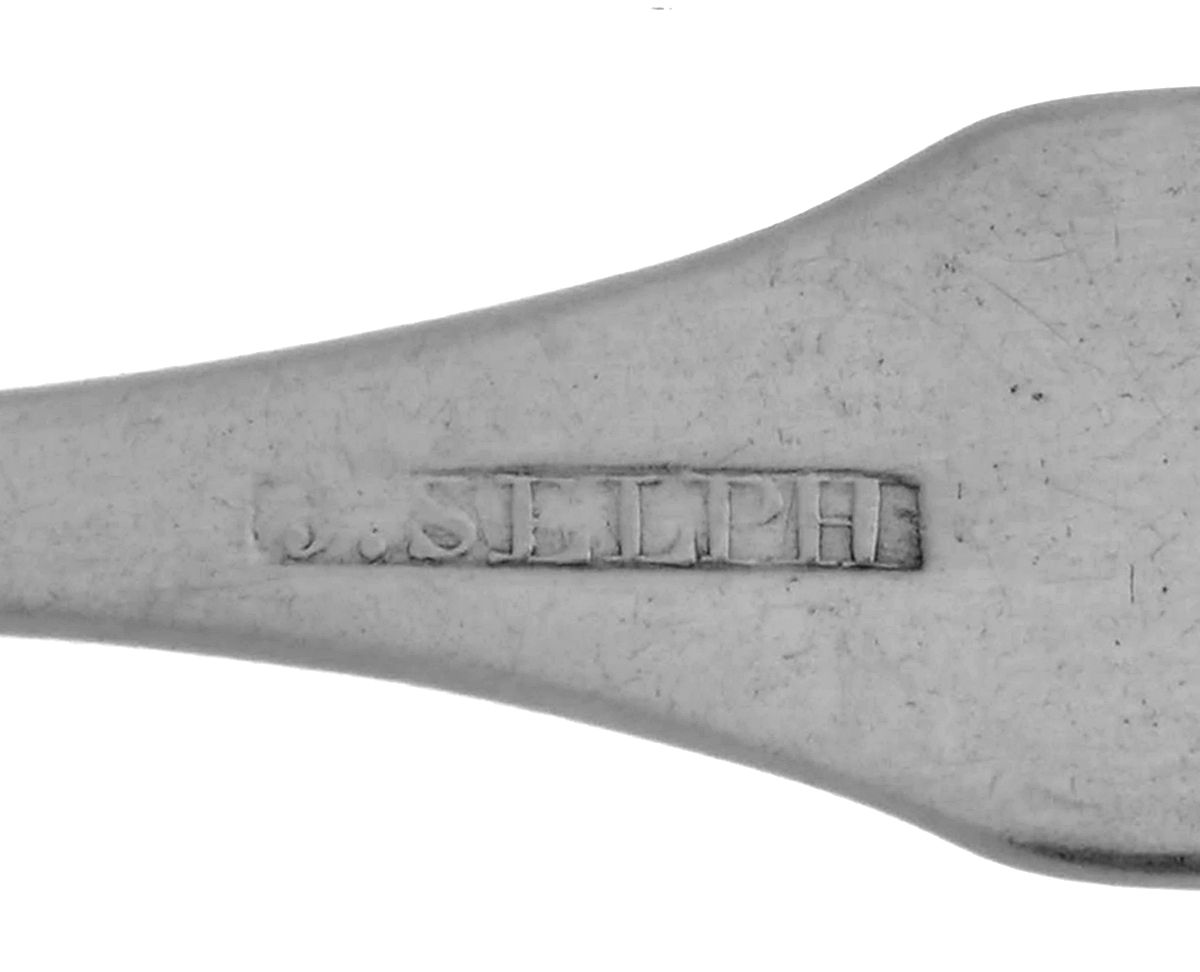 Coin Silver Flatware Teaspoon by John Selph-2