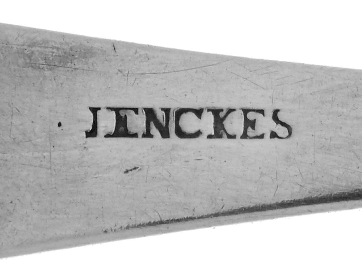 Coin Silver Flatware Tablespoon (Serving Spoon) by John C. Jenckes-3