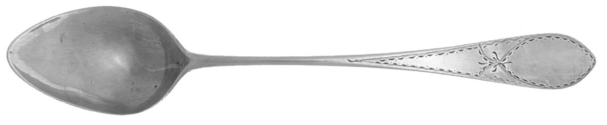Coin Silver Flatware Tablespoon (Serving Spoon) by John C. Jenckes-1